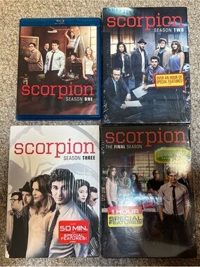 Scorpion Complete TV Series Blu-ray/DVD / All 4 Seasons